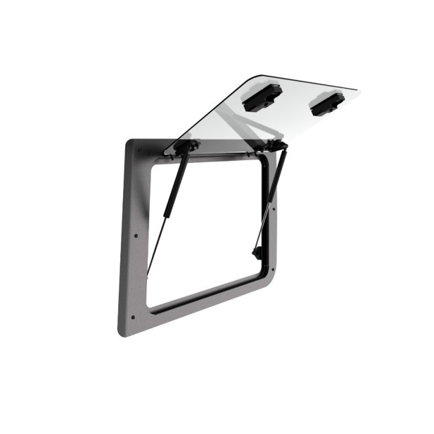 Hayon latéral droit vitré Gullwing FRONT RUNNER pour Toyota Land Cruiser 76 et 78 2007+ • GWTL002