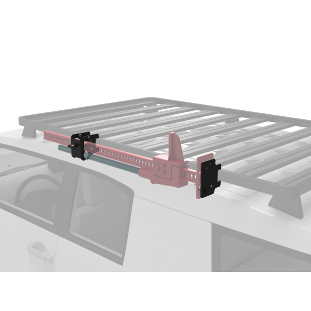 Support de cric Hi-Lift Mk2 sur galerie FRONT RUNNER Slimline II • JADA010