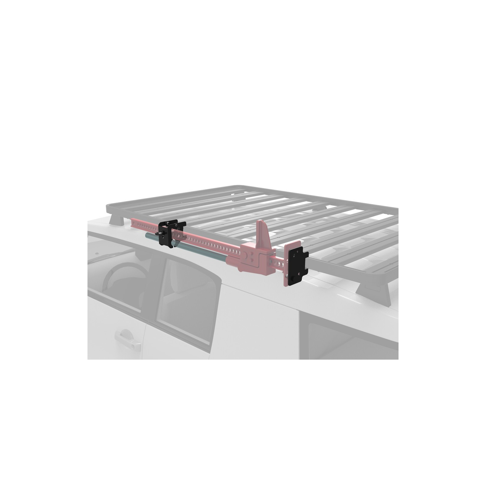 Support de cric Hi-Lift Mk2 sur galerie FRONT RUNNER Slimline II • JADA010
