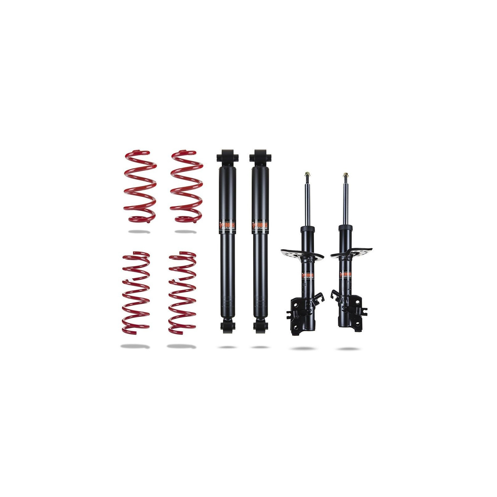 Kit suspension PEDDERS Touring Black Gaz MD (Medium Duty) • +35mm 