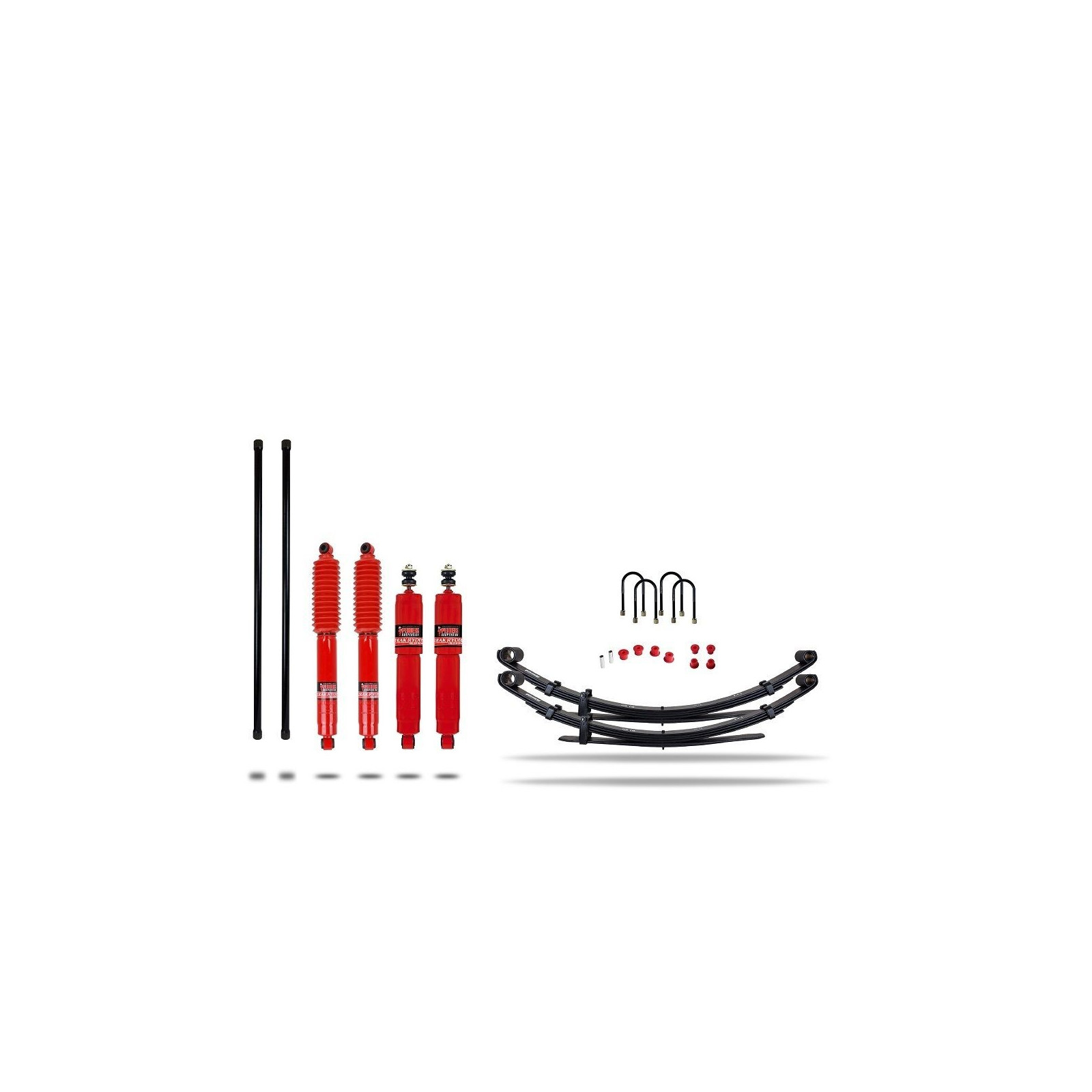 Kit suspension PEDDERS TrakRyder Foam Cell MD (Medium Duty) • Hauteur standard 
