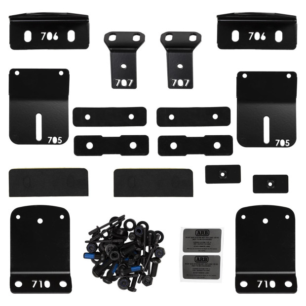 MNT KIT ROOF BAR LIGHT DUTY FR 
