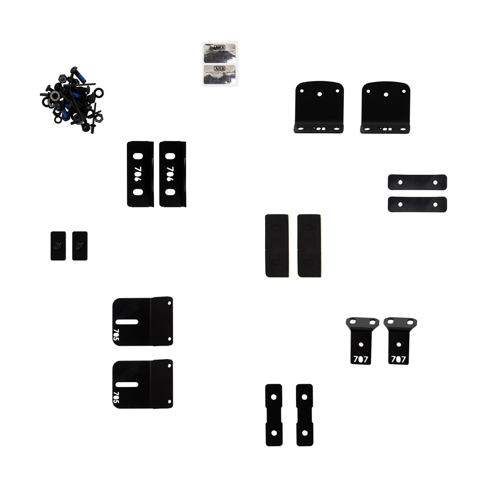 MNT KIT ROOF BAR LIGHT DUTY FR 