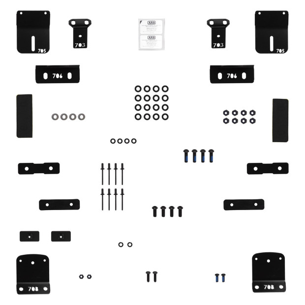 MNT KIT ROOF BAR LIGHT DUTY RR 