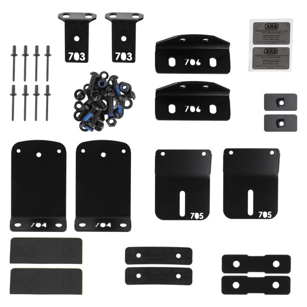 MNT KIT ROOF BAR LIGHT DUTY RR 