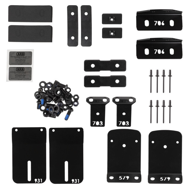 MNT KIT ROOFBAR LIGHT DUTY 