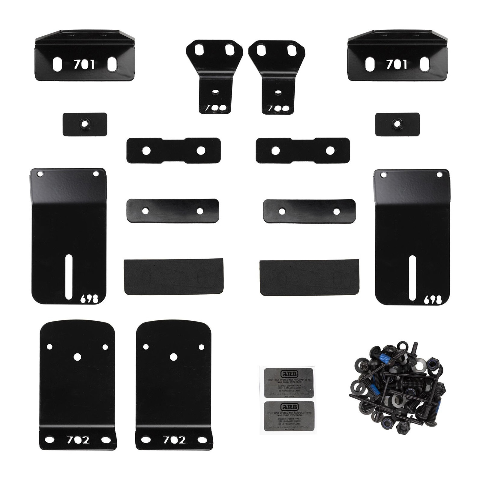 MNT KIT ROOF BAR LIGHT DUTY FR 
