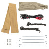 ARB ALUM AWN W/LIGHT 2500 BLK 