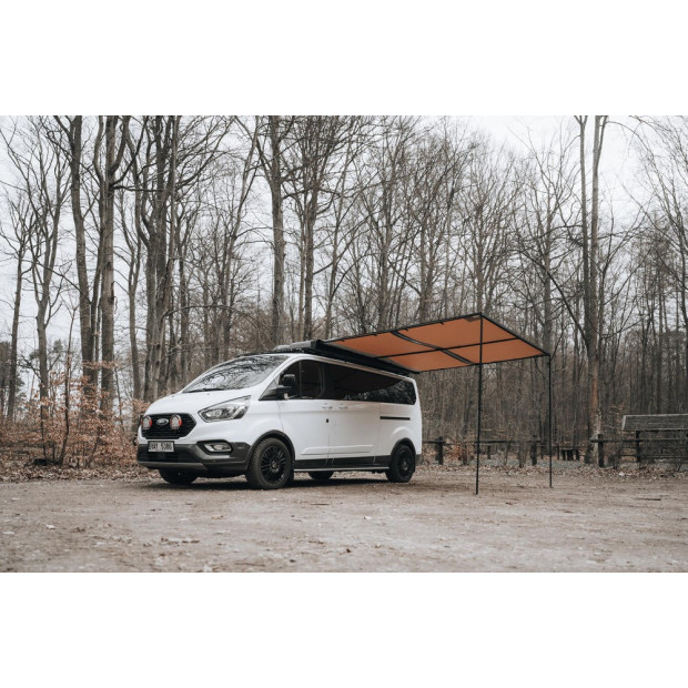 ARB BLK ALUM AWN W/LIGHT 3000 