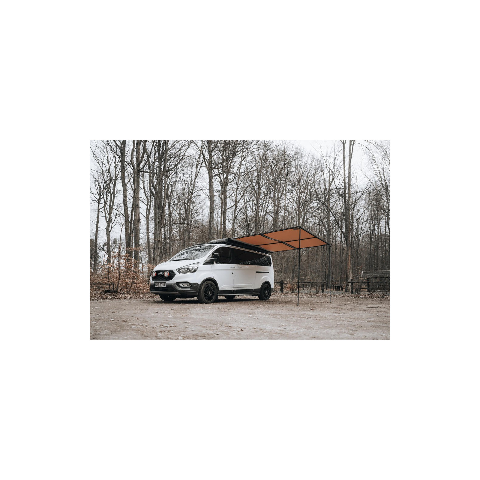 ARB BLK ALUM AWN W/LIGHT 3000 