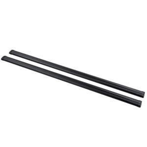 CROSS BAR 1250MM BLACK PAIR 