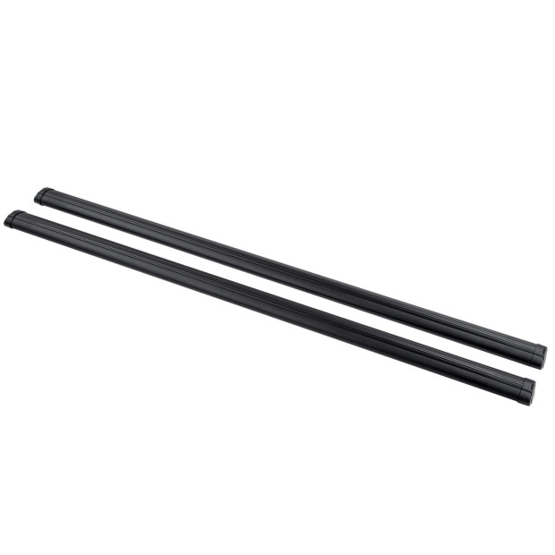 CROSS BAR 1250MM BLACK PAIR 