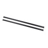 CROSS BAR 1500MM BLACK PAIR 