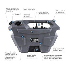 TANK PORTABLE WATER 28L 