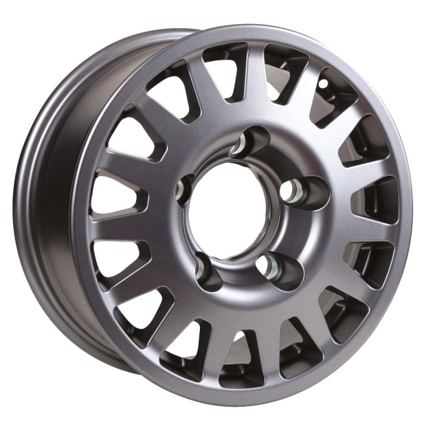 Jante Aluminium 4x4 MANANO 7x16 5x165.1 CB116.1 ET+10 Charge 1300Kg Gun Metal (gris anthracite) • MAN26SI