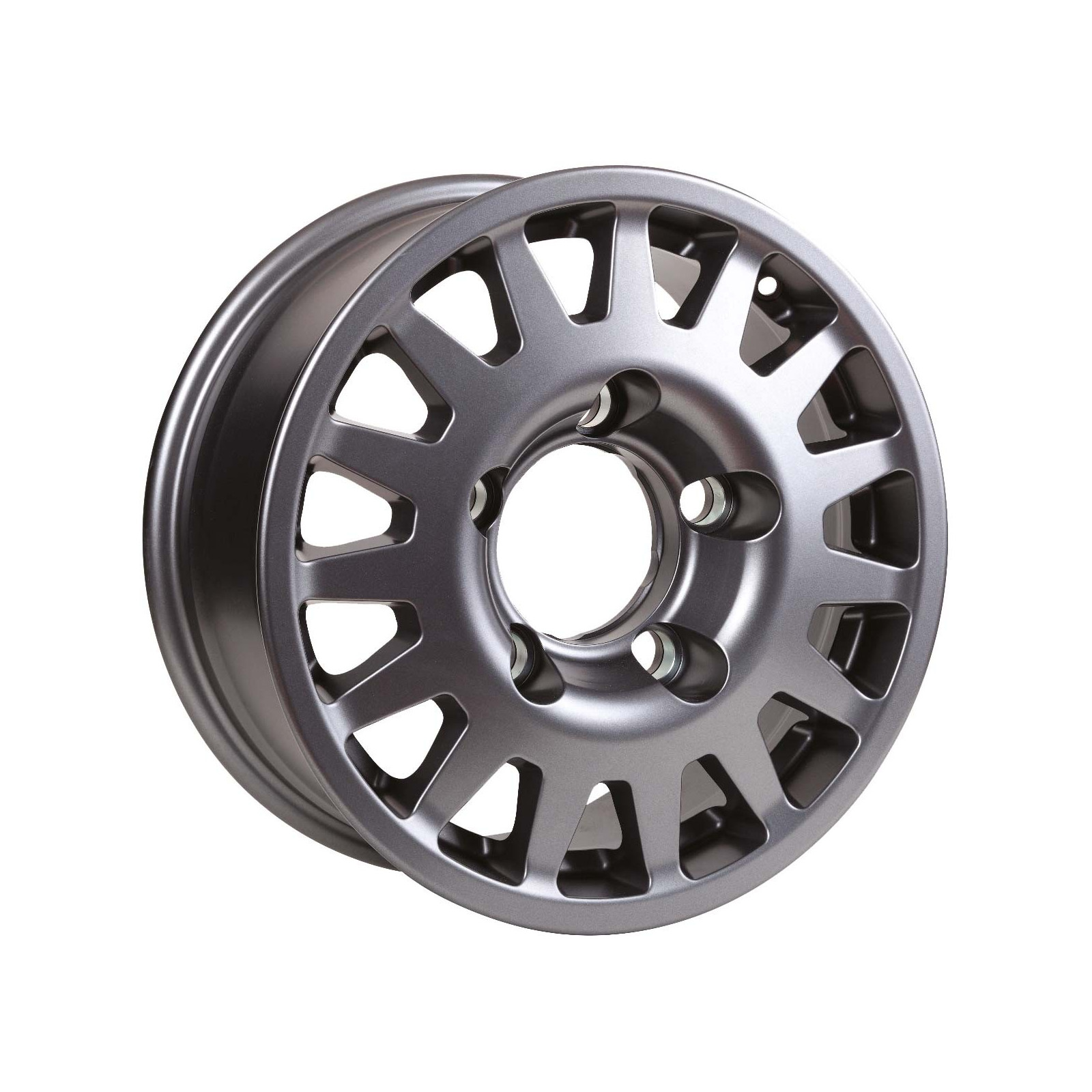 Jante Aluminium 4x4 MANANO 7x16 6x139.7 CB106.2 ET+15 Charge 1300Kg Gun Metal (gris anthracite) • MAN29SI