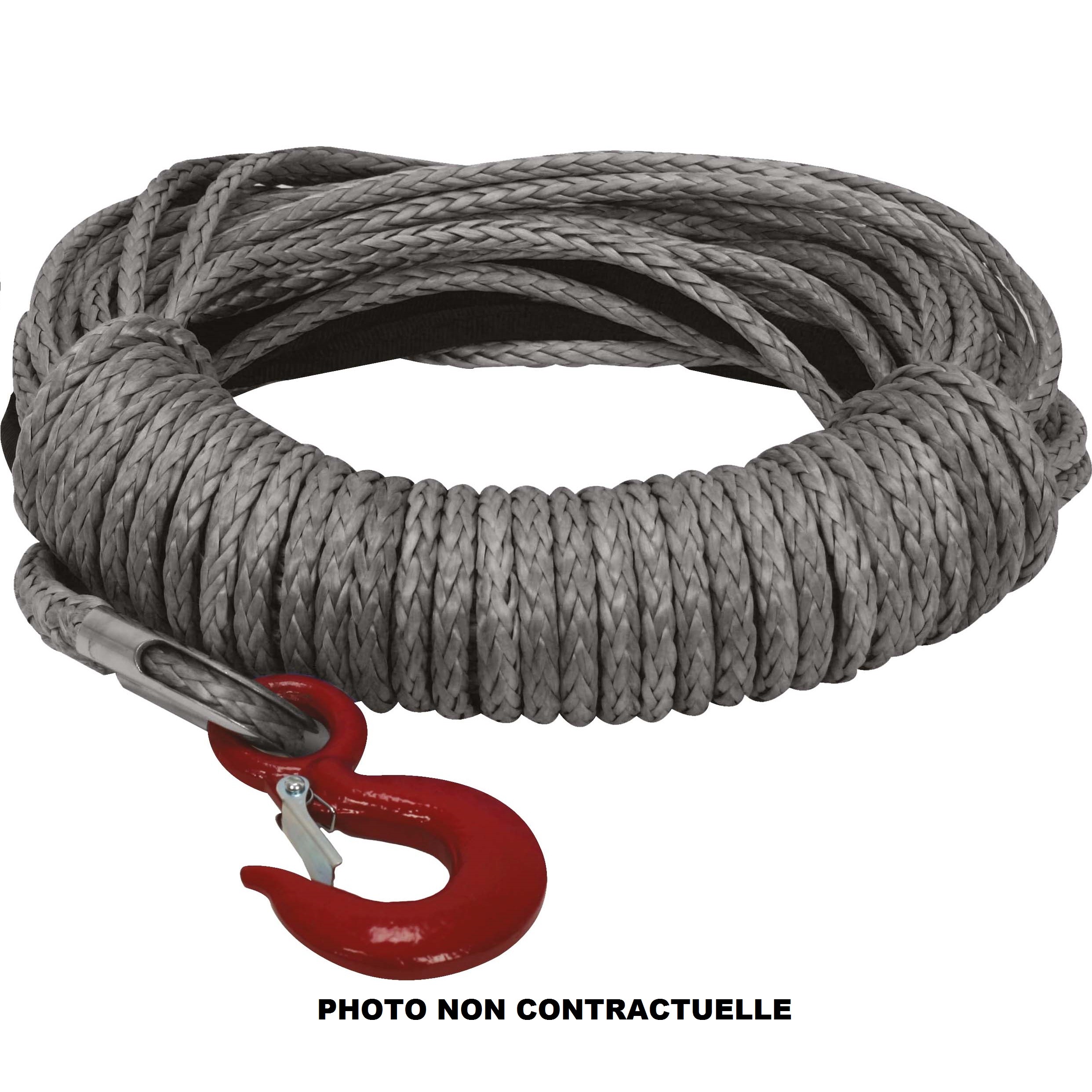 Câble de Treuil Synthétique T-MAX QUAD Ø5.5mm x 15m • WA-205515
