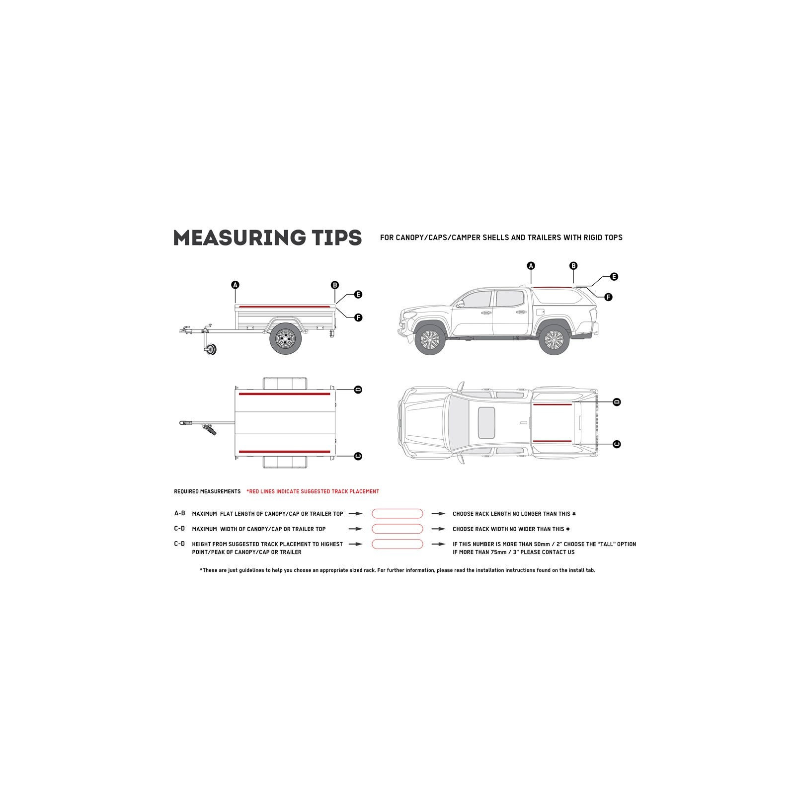 Galerie FRONT RUNNER Slimline II pour remorque ou hard top de pick-up / 1475mm(W) X 1762mm(L) 