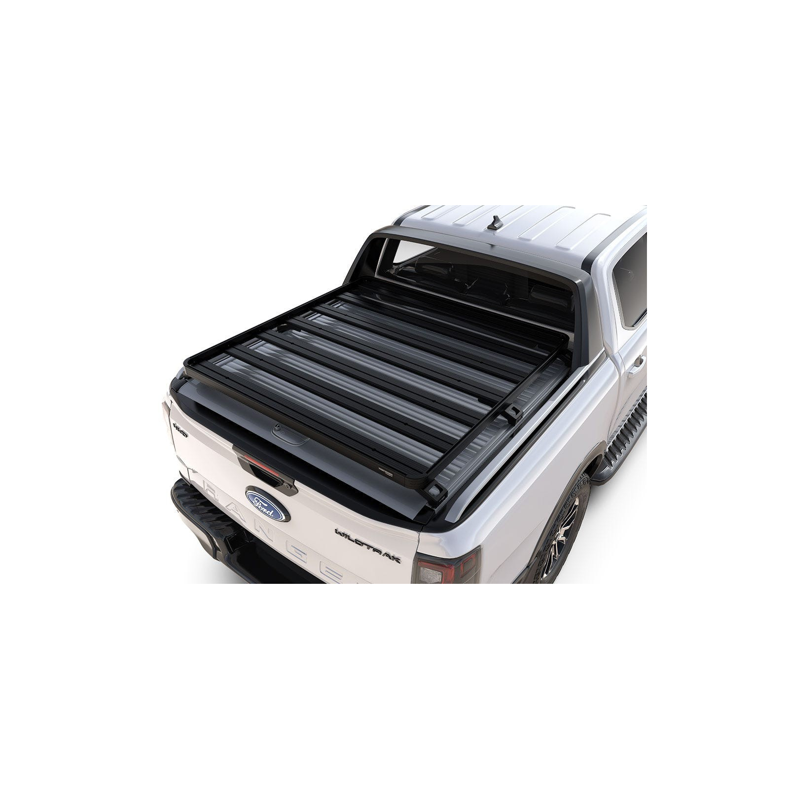 Galerie FRONT RUNNER Slimline II pour benne Ford Ranger T6.2 Wildtrak Double Cab avec roll top origine (2022-présent) 