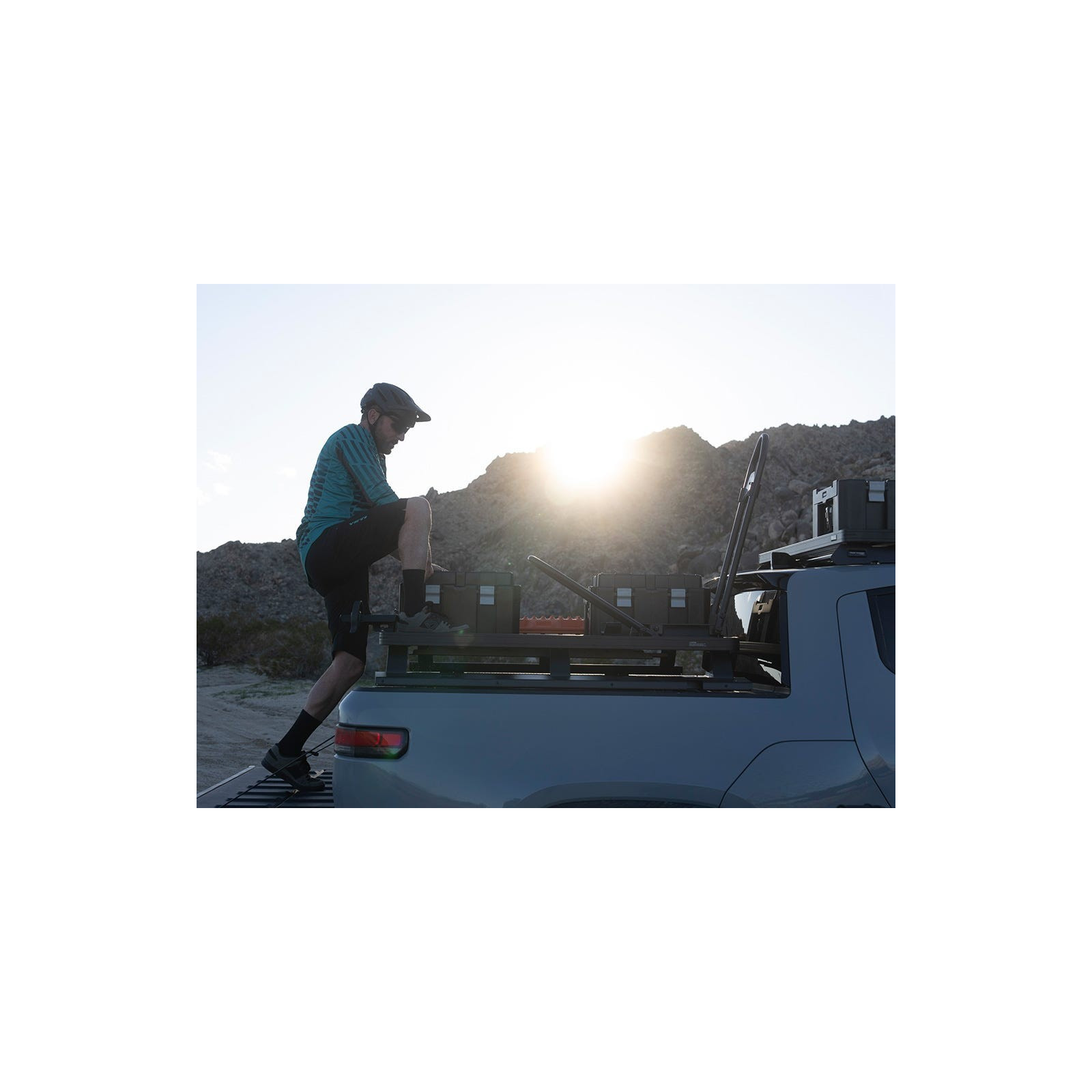 Rivian R1T (2022-Current) Slimline II Load Bed Rack Kit  