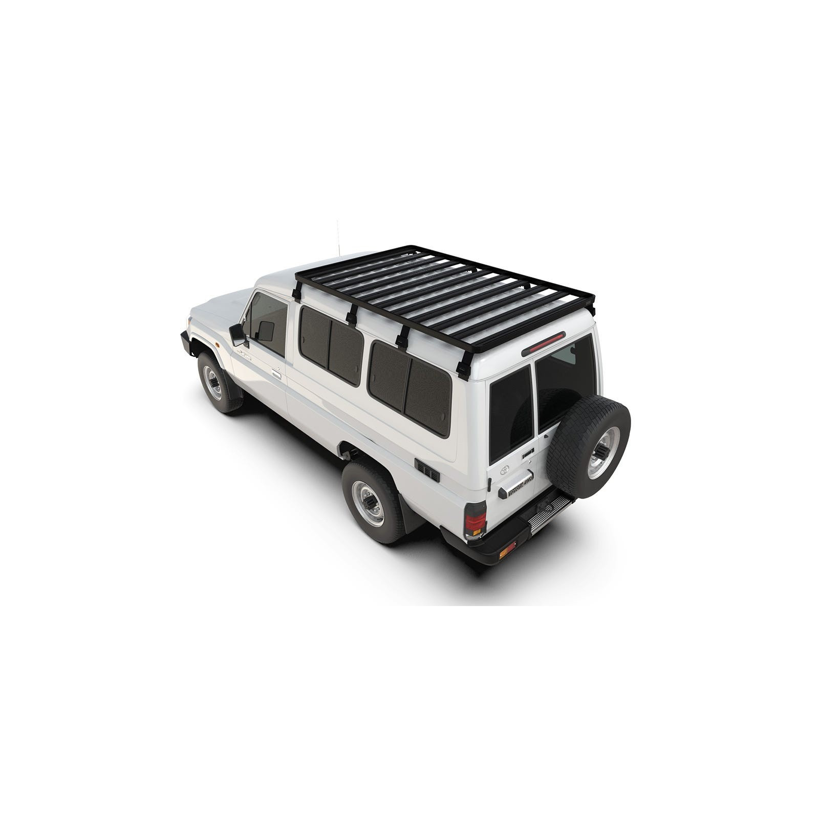 Galerie FRONT RUNNER Slimline II 1425 x 2166 mm Gutter Mount pour Toyota Land Cruiser 75 et 78 