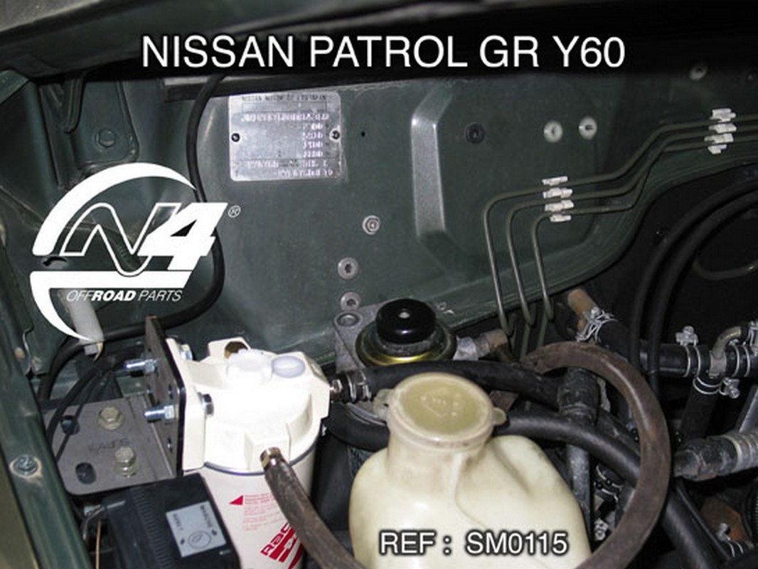 Kit Montage Pré-Filtre RACOR 100/200 N4 Nissan Patrol GR Y60