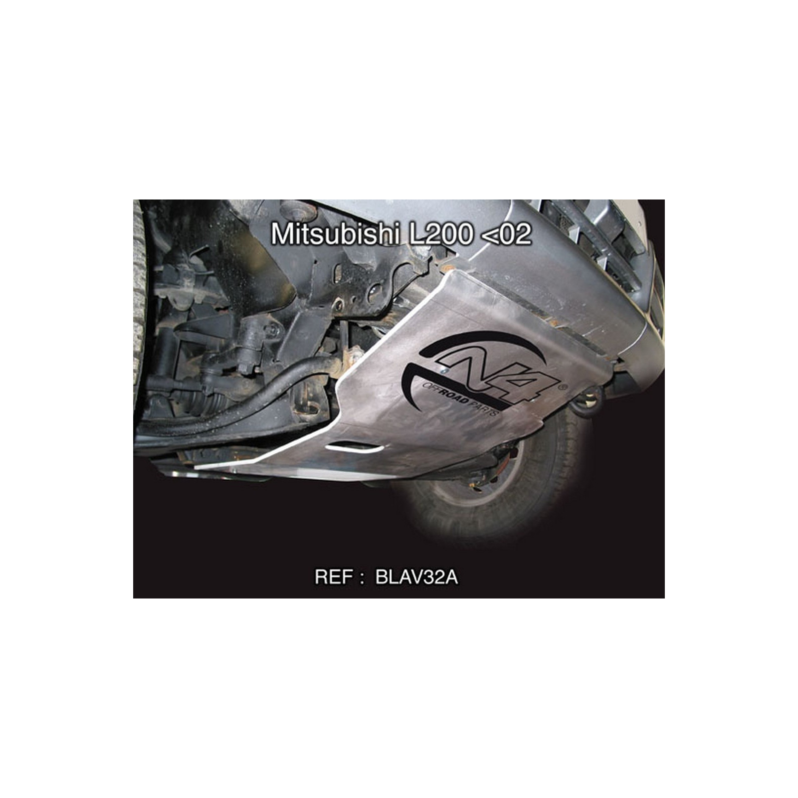 Ski de protection / Blindage AV N4 Mitsubishi L200 K74 1996-06/2001 • BLAV32A