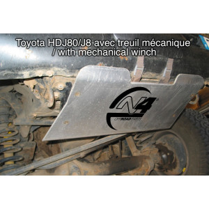 Ski de protection / Blindage AV N4 Toyota HDJ80 12S Avec Treuil Mécanique • BLAV15A