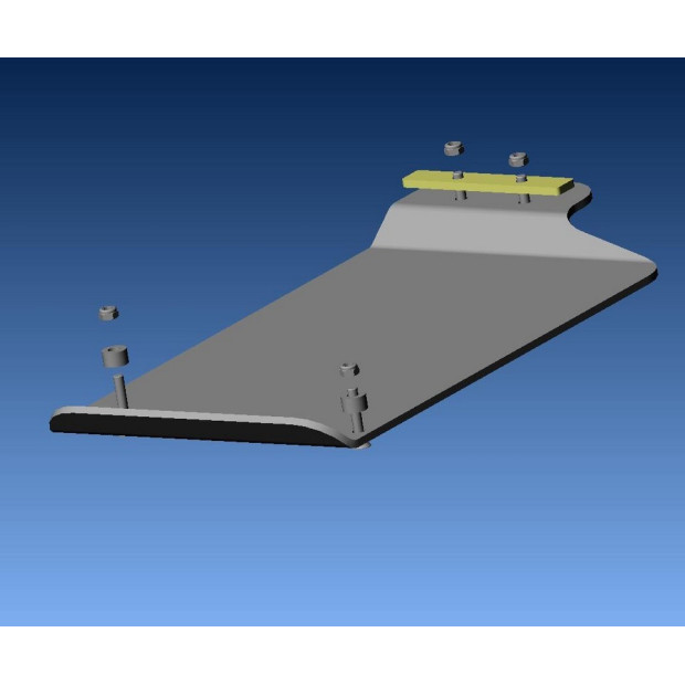 Ski de protection / Blindage BT N4 Hyundai Galloper 2.5 TD 3p 1999-2004 • BLBT3A