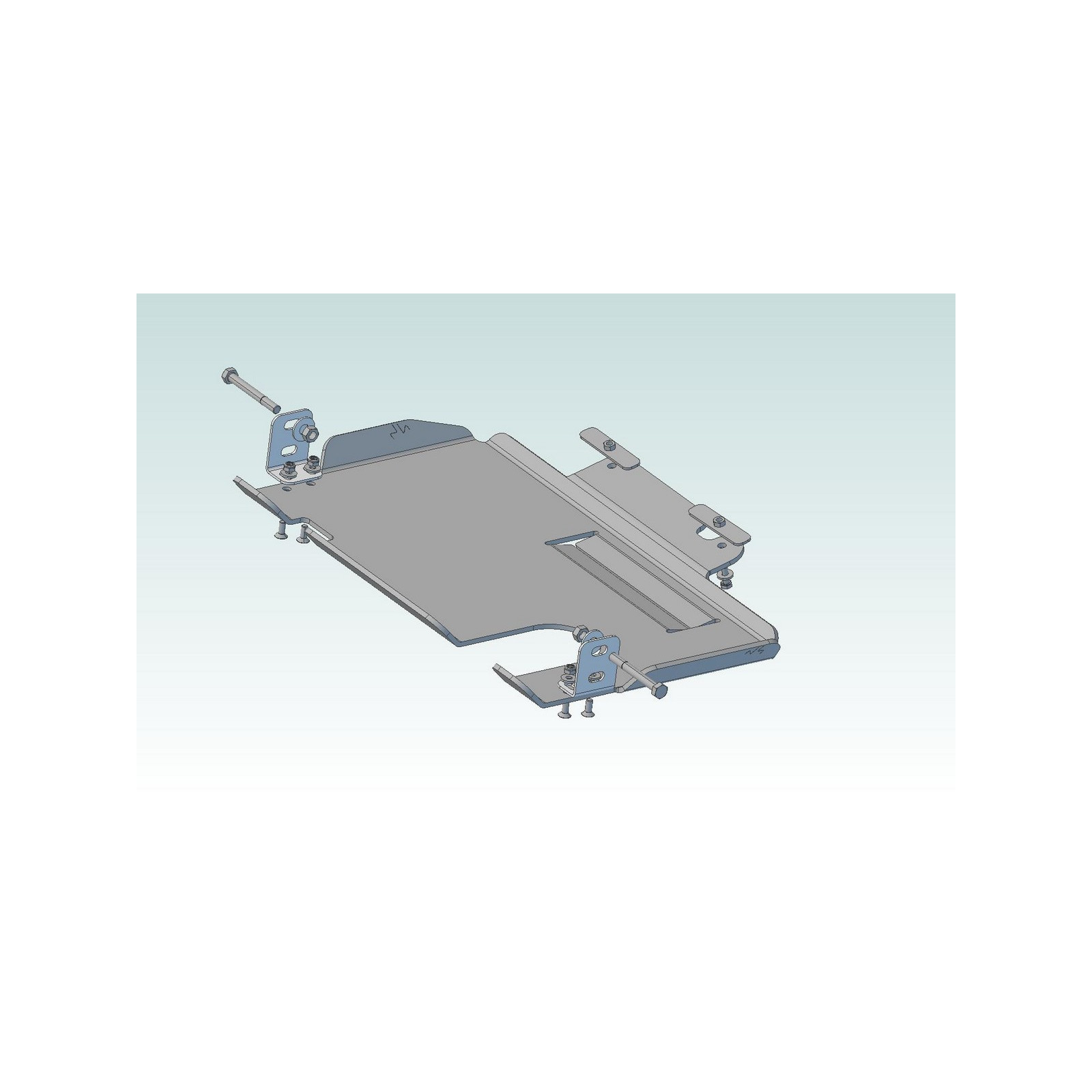 Ski de protection / Blindage BV N4 Jeep Wrangler JK 2007+ • BLBT58A