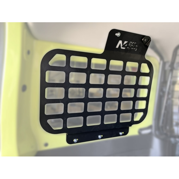 Kit supports accessoires MOLLE intérieur vitres arrière Suzuki Jimny 2018+ N4-OFFROAD 