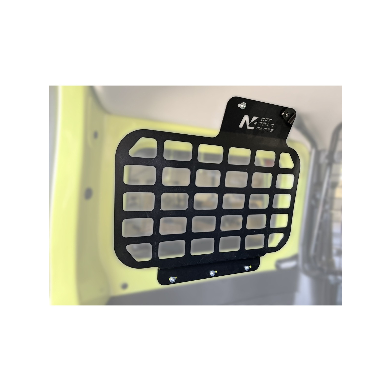 Kit supports accessoires MOLLE intérieur vitres arrière Suzuki Jimny 2018+ N4-OFFROAD 