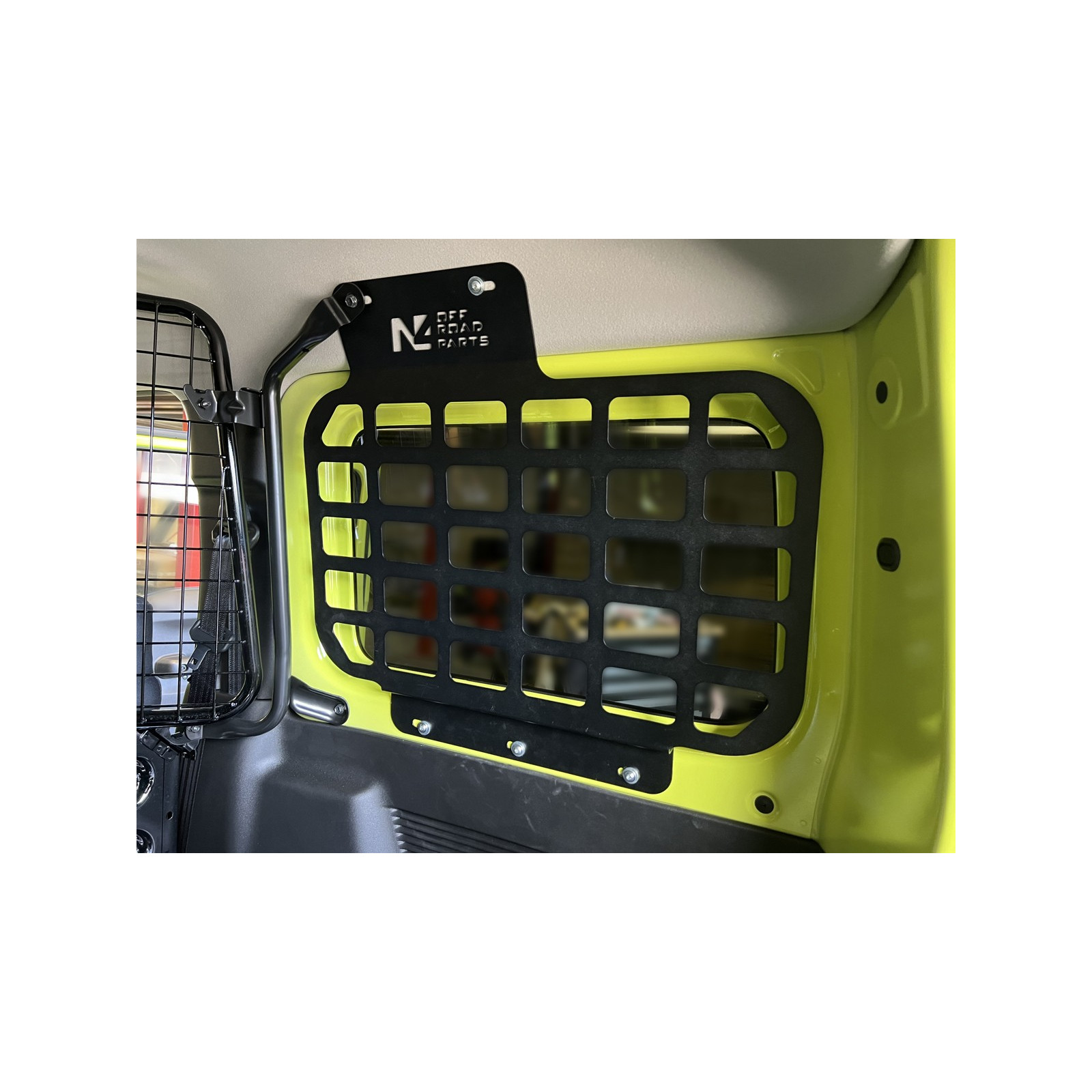 Kit supports accessoires MOLLE intérieur vitres arrière Suzuki Jimny 2018+ N4-OFFROAD 