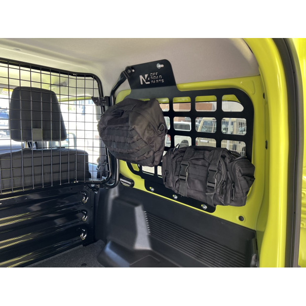 Kit supports accessoires MOLLE intérieur vitres arrière Suzuki Jimny 2018+ N4-OFFROAD 