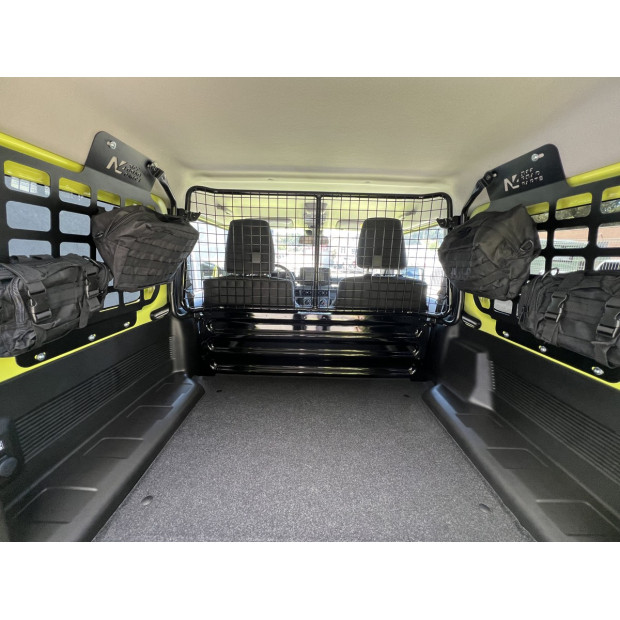 Kit supports accessoires MOLLE intérieur vitres arrière Suzuki Jimny 2018+ N4-OFFROAD 