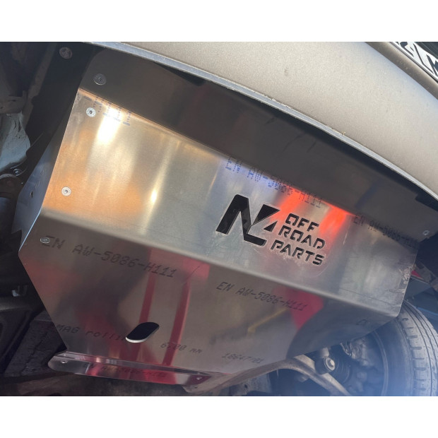 Ski de protection avant en aluminium de 6mm Volkswagen Transporter T4 N4-OFFROAD 