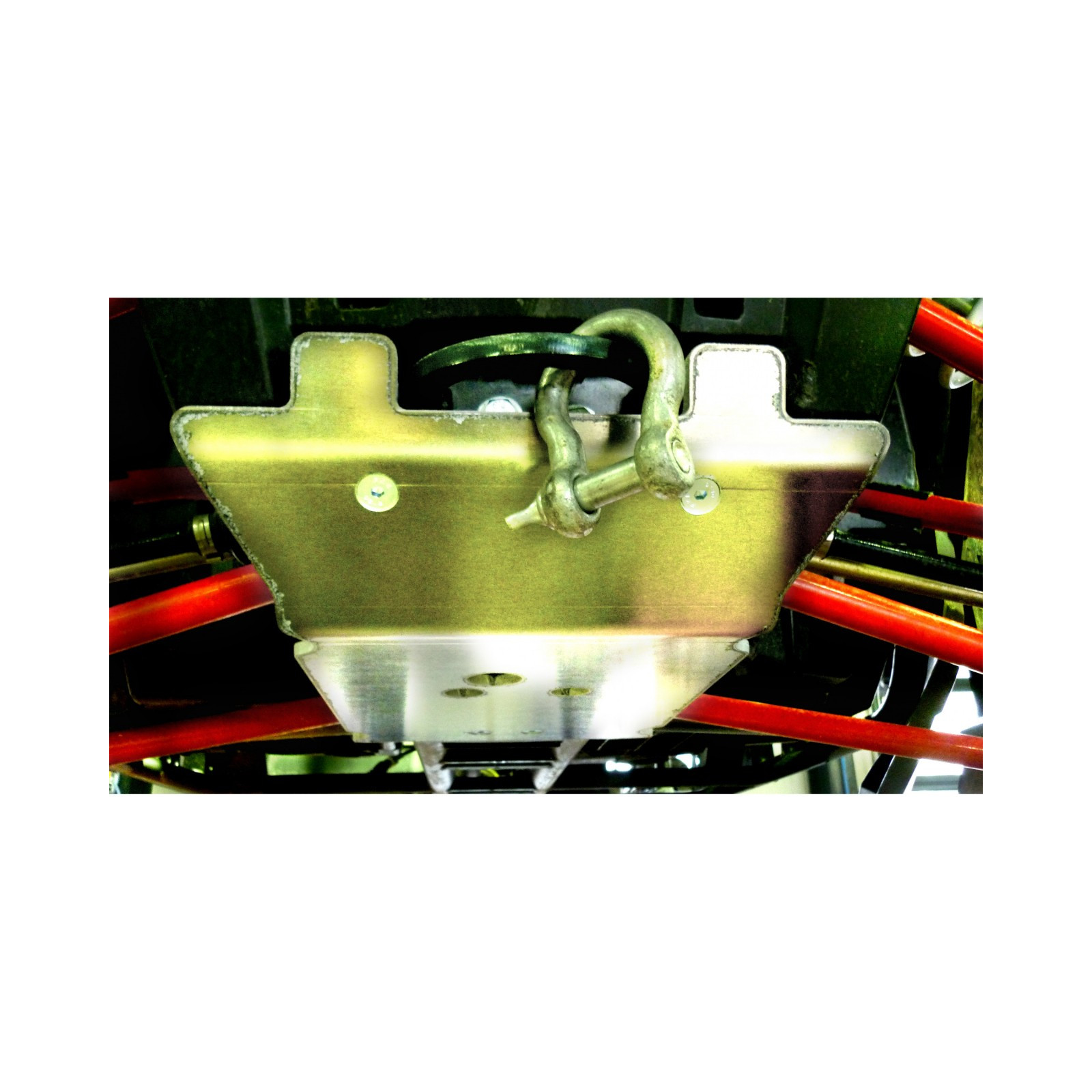 Ski de protection avant en aluminium de 8mm pour Polaris RZR 900 900S 1000 et 1000 TURBO N4-OFFROAD 