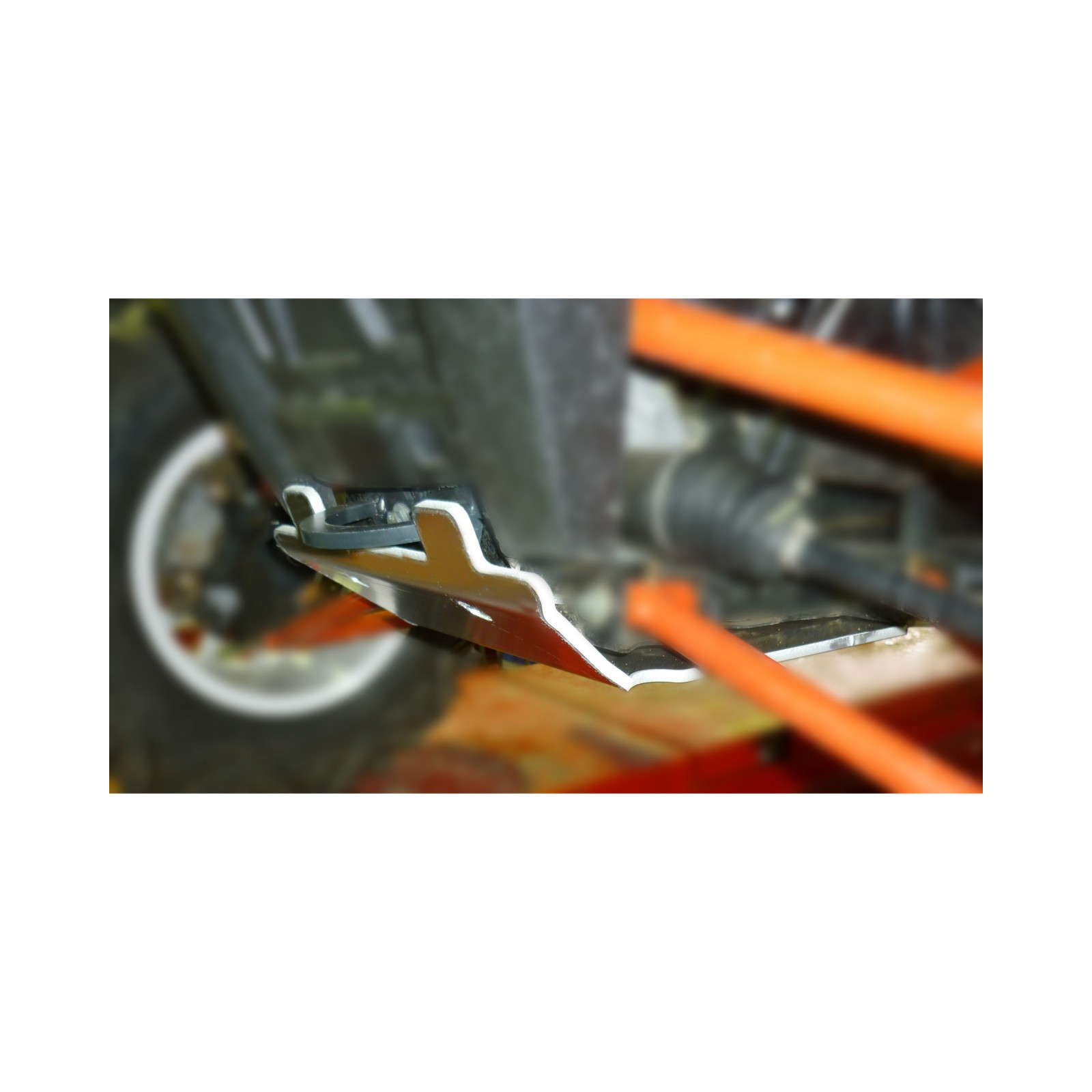 Ski de protection avant en aluminium de 8mm pour Polaris RZR 900 900S 1000 et 1000 TURBO N4-OFFROAD 