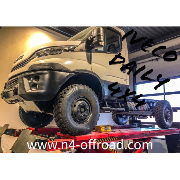 Ski de protection avant en aluminium de 10mm pour Iveco Daily 3 4x4 phase 2 après 2019 N4-OFFROAD 