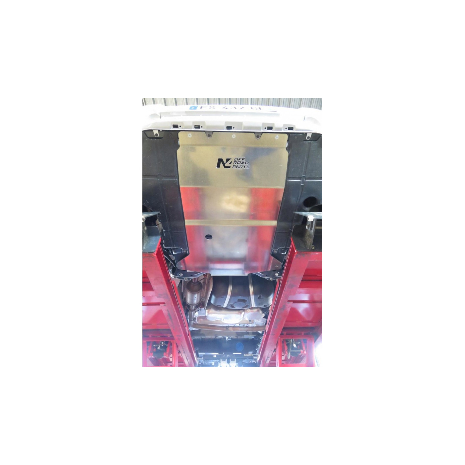 Ski de protection avant en aluminium de 6mm pour Fiat Ducato BVA après 2014 N4-OFFROAD 