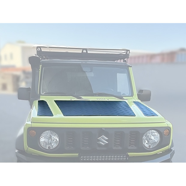 Protection capot aluminium strié 2mm Suzuki Jimny 2018+ N4-OFFROAD 