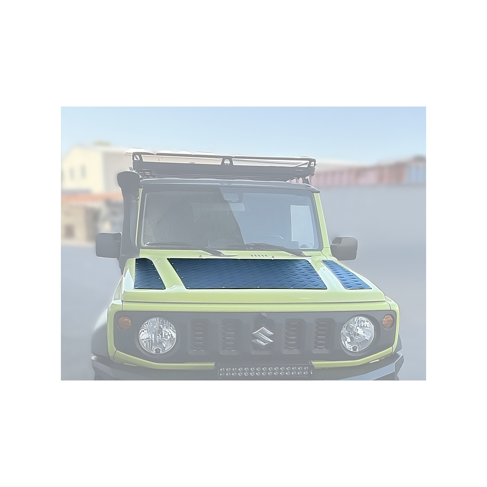 Protection capot aluminium strié 2mm Suzuki Jimny 2018+ N4-OFFROAD 