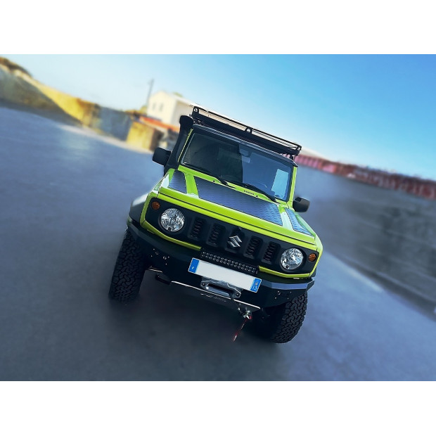 Protection capot aluminium strié 2mm Suzuki Jimny 2018+ N4-OFFROAD 