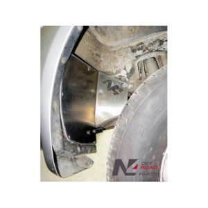 Ski de protection de bonbonne de climatisation arrière en aluminium de 5mm pour Mitsubishi Pajero III et IV 5portes N4-OFFROAD 