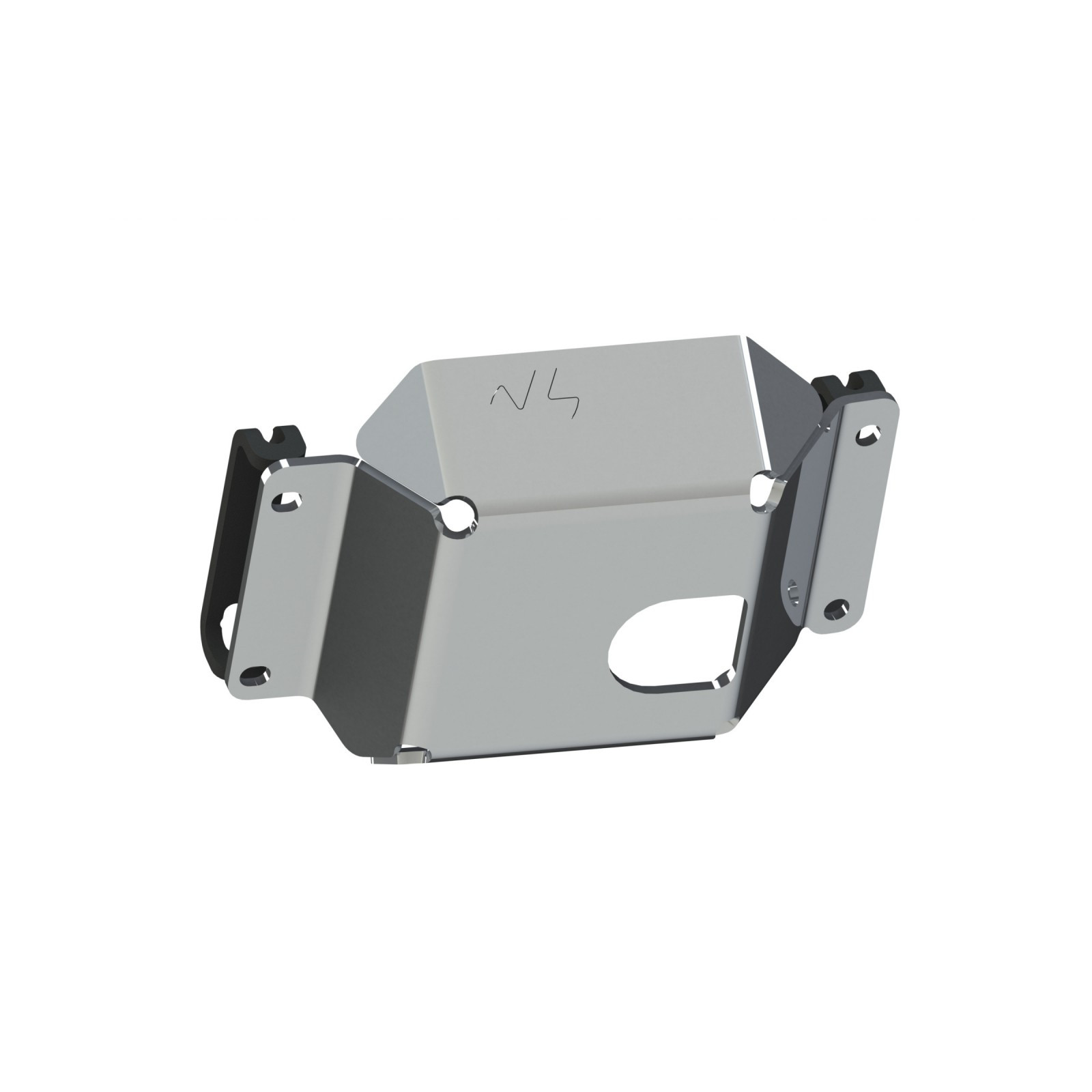 Ski de protection de nez de pont avant en aluminium de 6mm pour Toyota Land Cruiser HDJ80 et Série 7 après 1999 N4-OFFROAD 