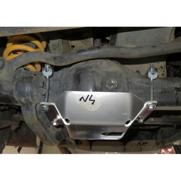 Ski de protection de nez de pont avant en aluminium de 6mm pour Toyota Land Cruiser HDJ80 et Série 7 après 1999 N4-OFFROAD 