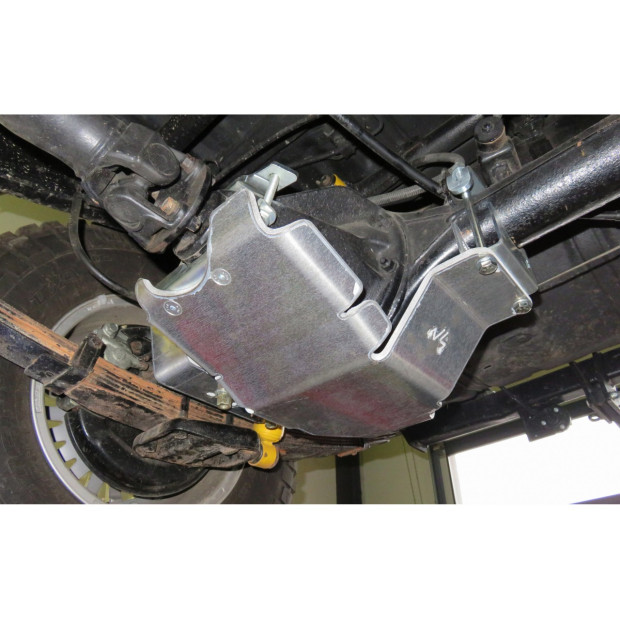 Ski de protection de nez de pont arrière en aluminium de 8mm pour Toyota Land Cruiser Série 7 après 1999 N4-OFFROAD 