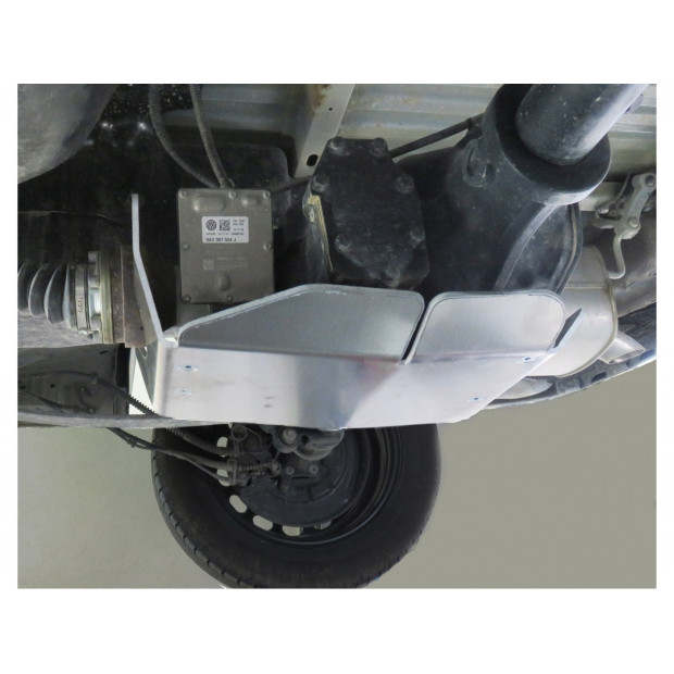 Ski de protection de pont arrière en aluminium de 6mm pour Volkswagen Caddy 4motion 2015-2020 N4-OFFROAD 