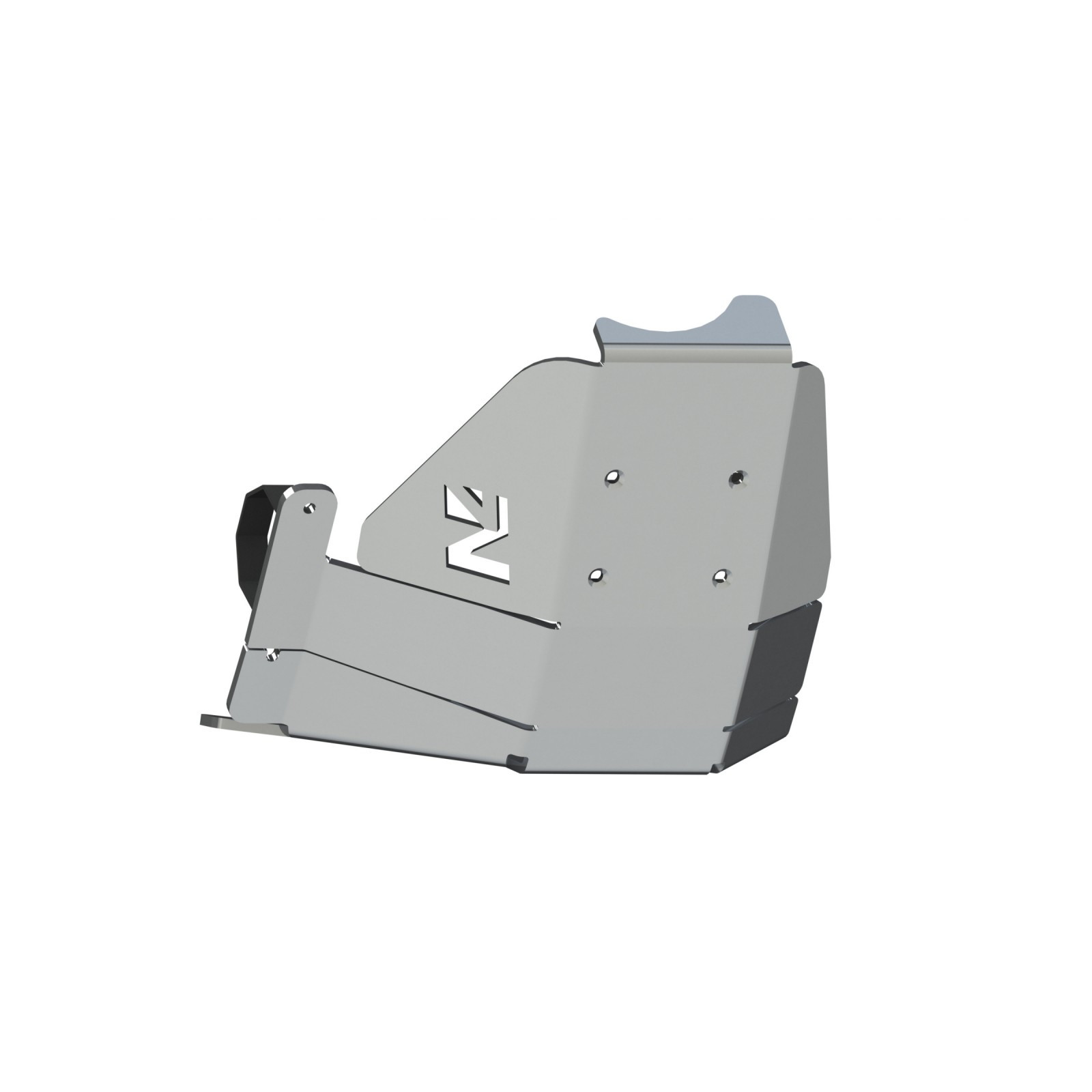 Ski de protection de nez de pont arrière en aluminium de 10mm pour Iveco Daily 3 4x4 phase 2 après 2019 N4-OFFROAD 