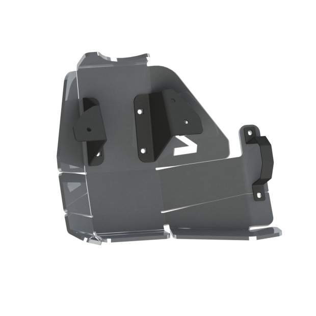 Ski de protection de nez de pont arrière en aluminium de 10mm pour Iveco Daily 3 4x4 phase 2 après 2019 N4-OFFROAD 